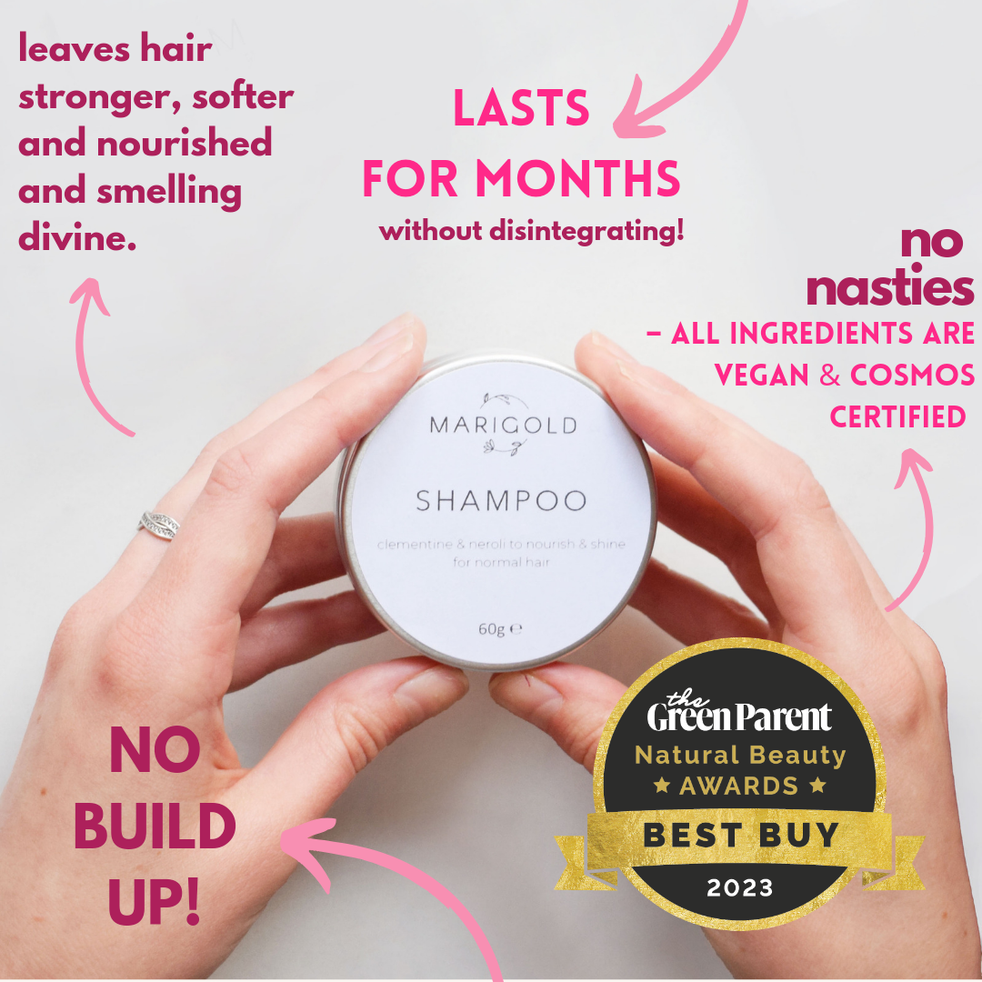 Marigold Charms Aloe Tea Tree Shampoo Solido 50g