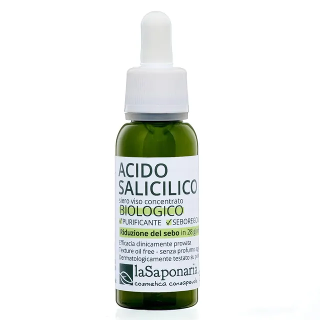 La Saponaria Acido Salicilico siero viso 30 ml purificante