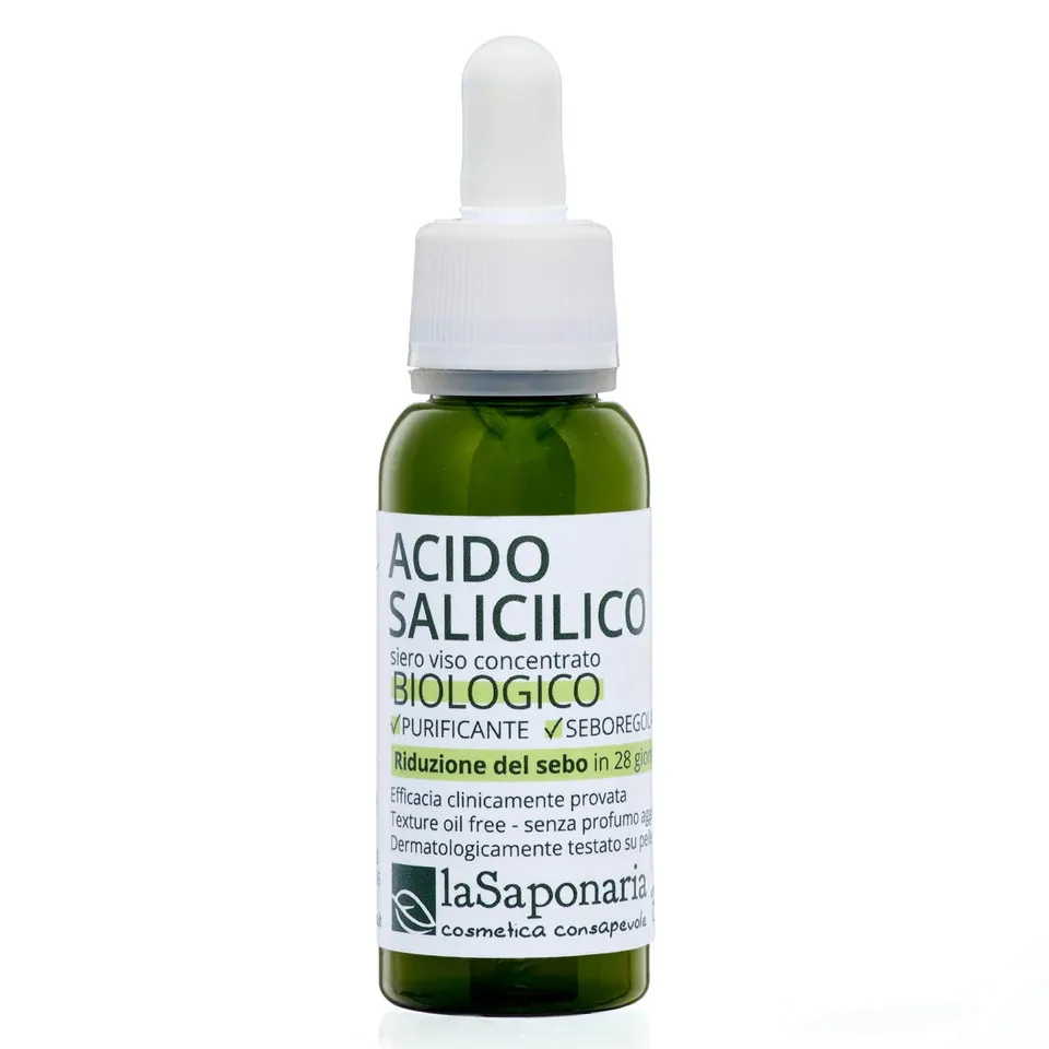 La Saponaria Acido Salicilico siero viso 30 ml purificante