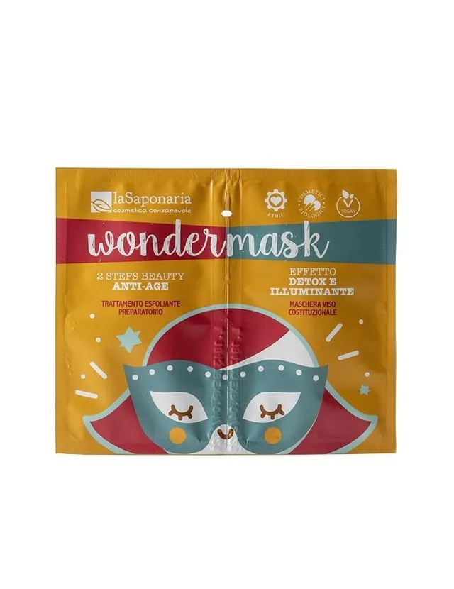 La Saponaria Wondermask 2 Steps Maschera Viso antiage 8+5 ml