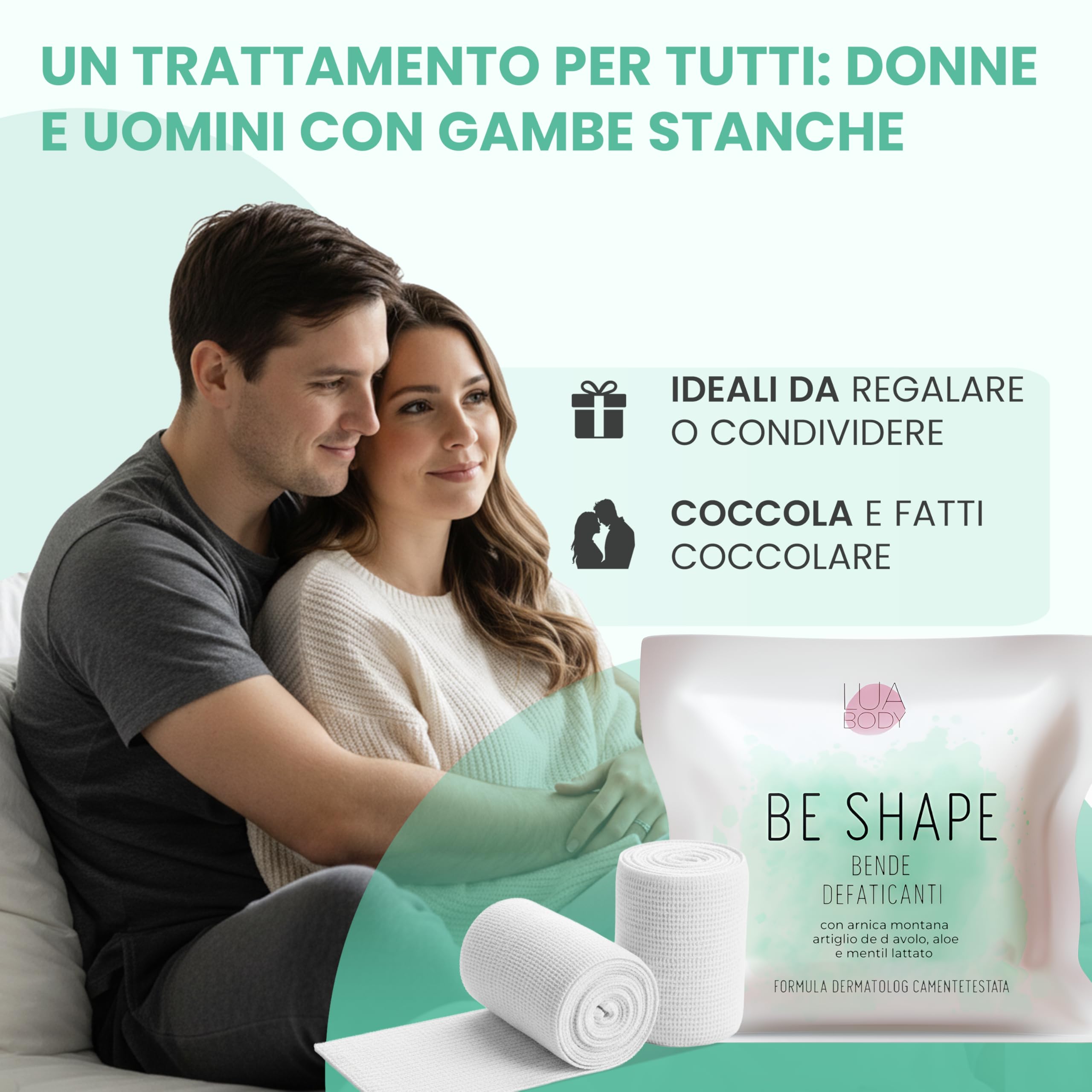 Lua Body Be Shape kit 3 bende gambe drenanti defaticanti
