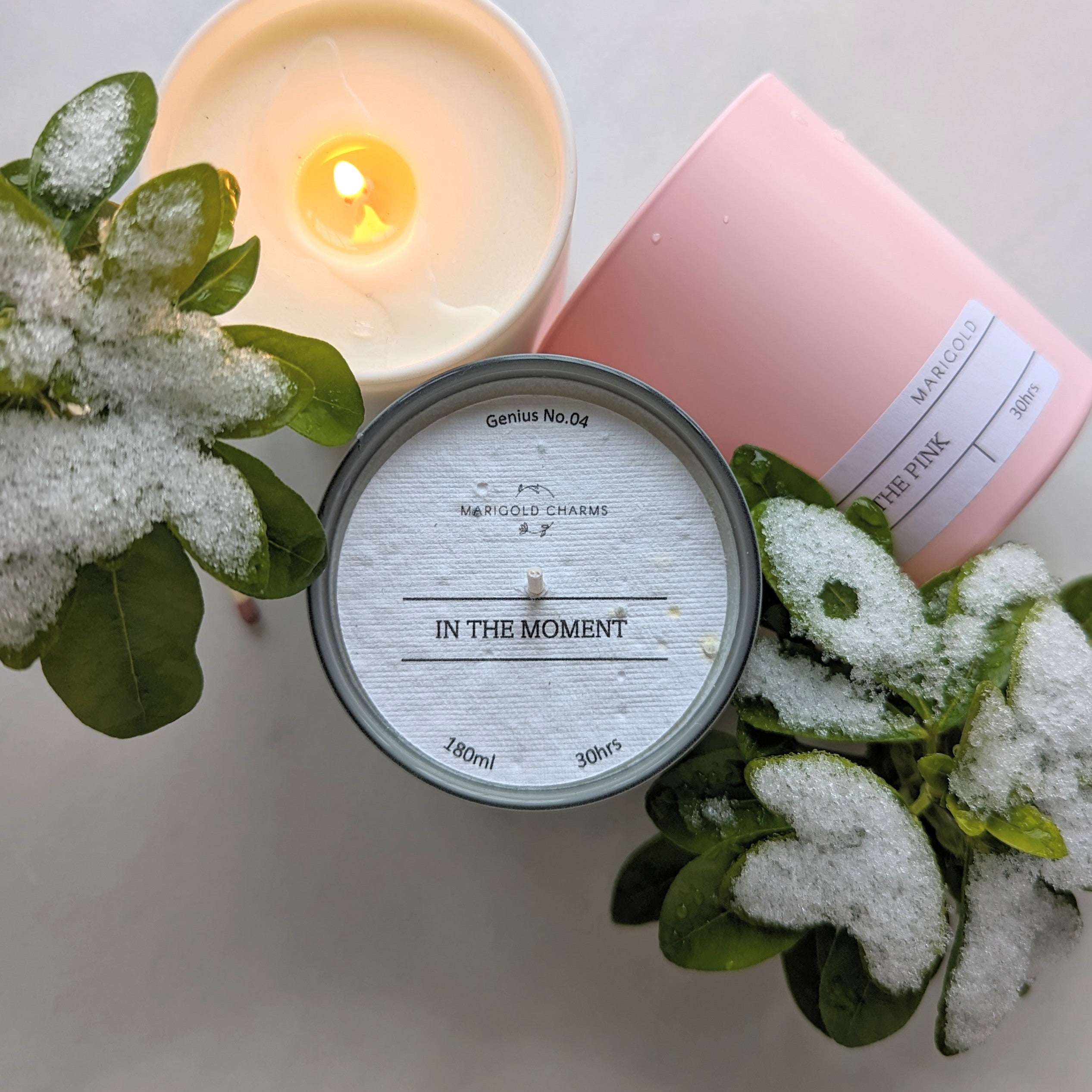 Marigold Charms In the Moment candela profumata 180 ml sandalo