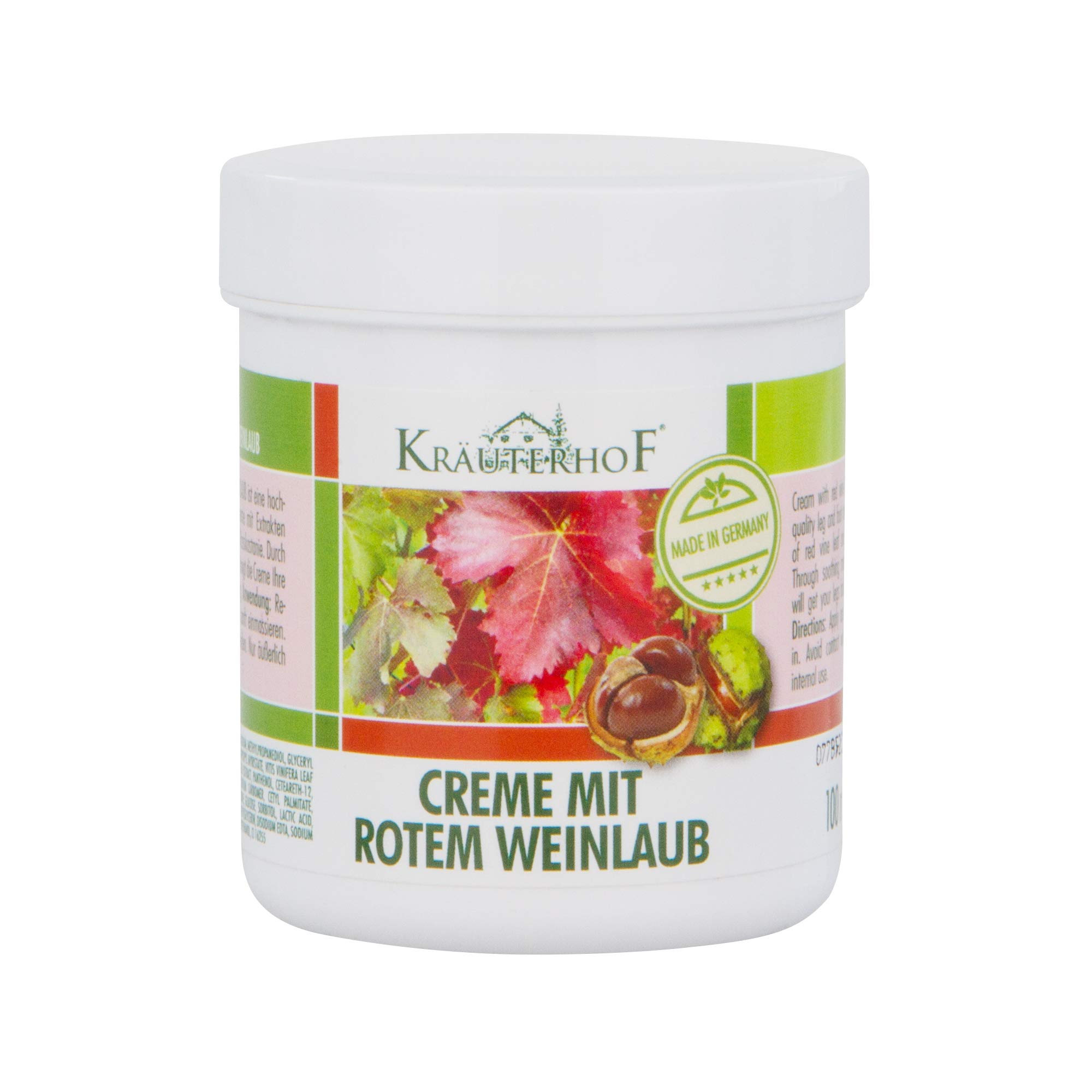Kräuterhof Vite Rossa crema gambe 500 ml pantenolo