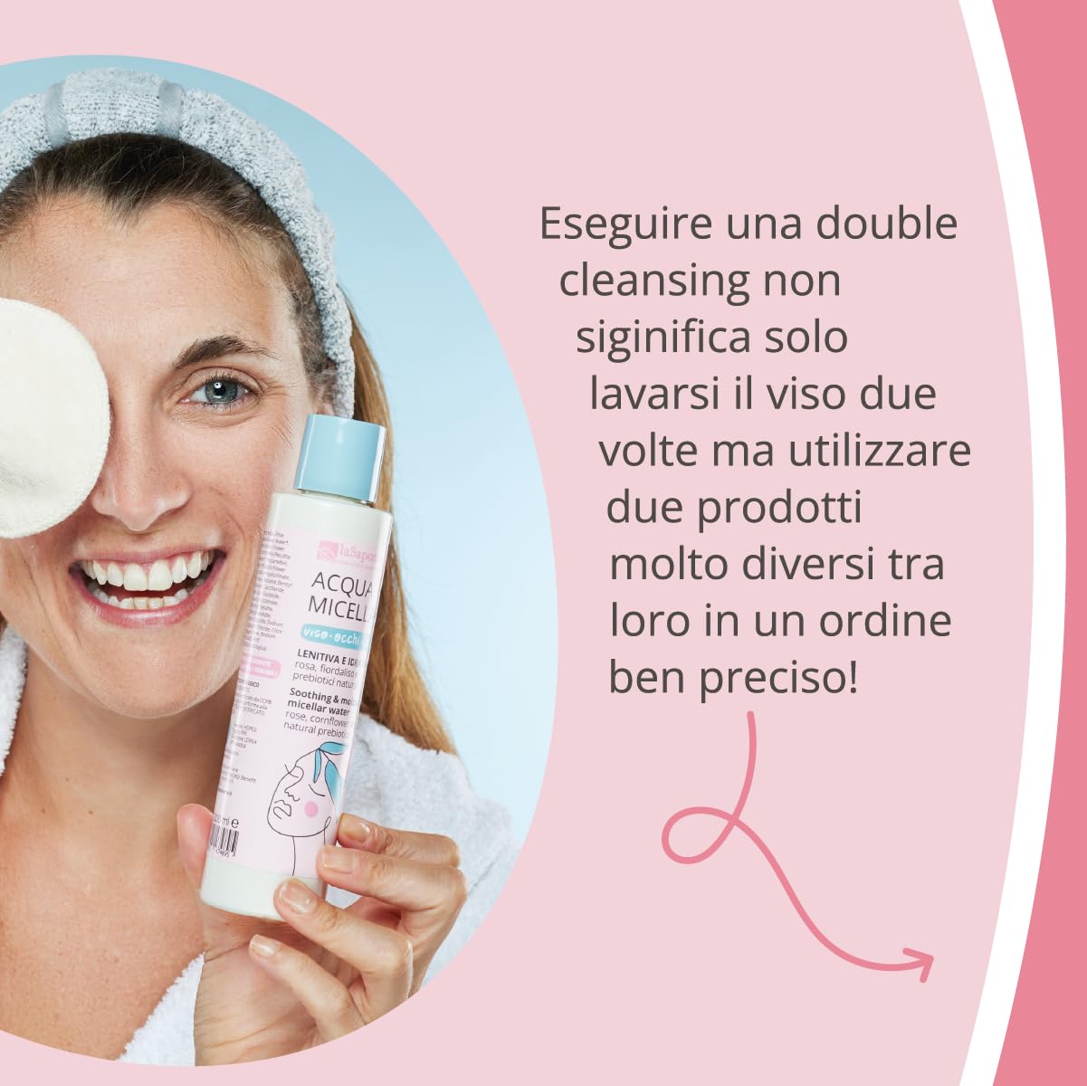 La Saponaria Hip Hip Burro Struccante Viso 45 ml karitè e cocco