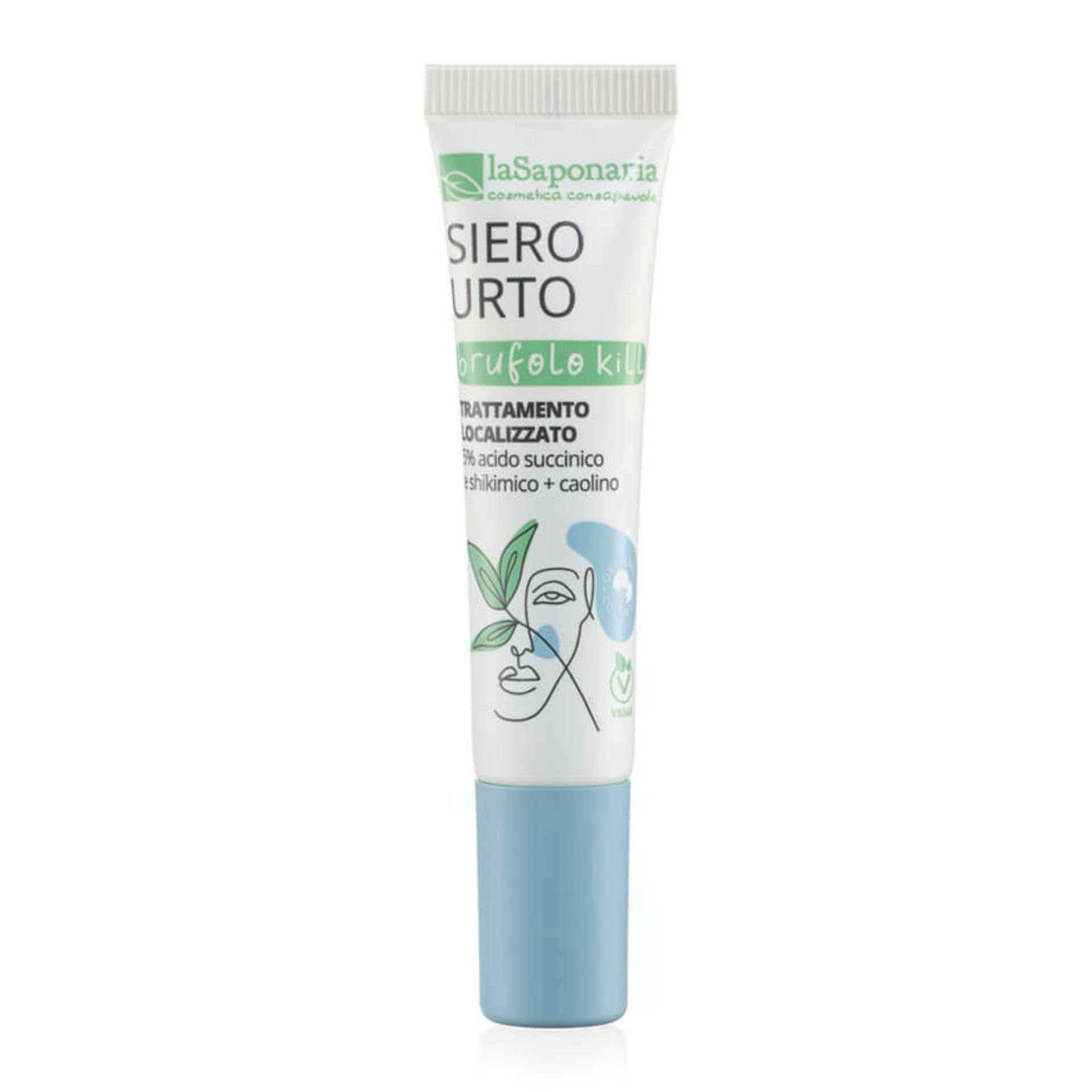 La Saponaria Brufolo Kill siero viso 15 ml acido succinico