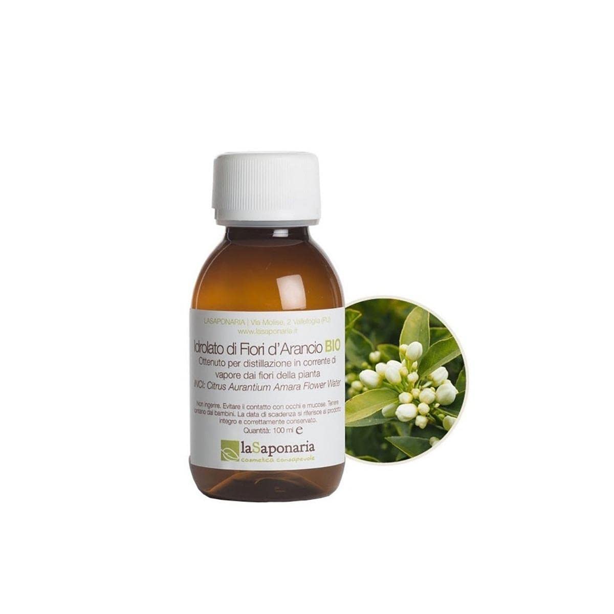 La Saponaria Fiori d'Arancio idrolato viso 100 ml lenitivo
