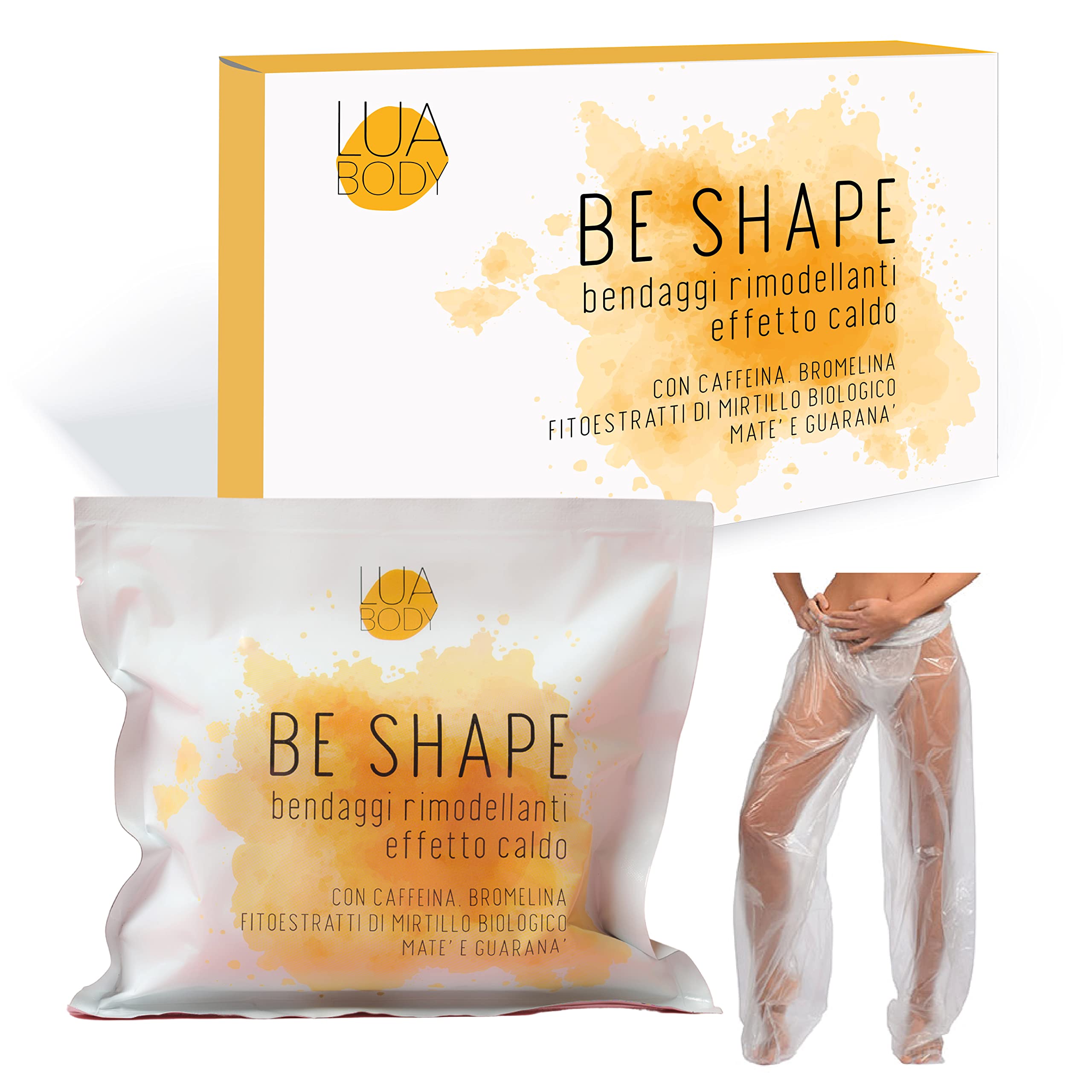 Lua Body Be Shape bende anticellulite caldo arancio 3 pezzi