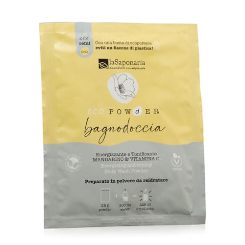 La Saponaria bagnodoccia polvere 25g mandarino energizzante