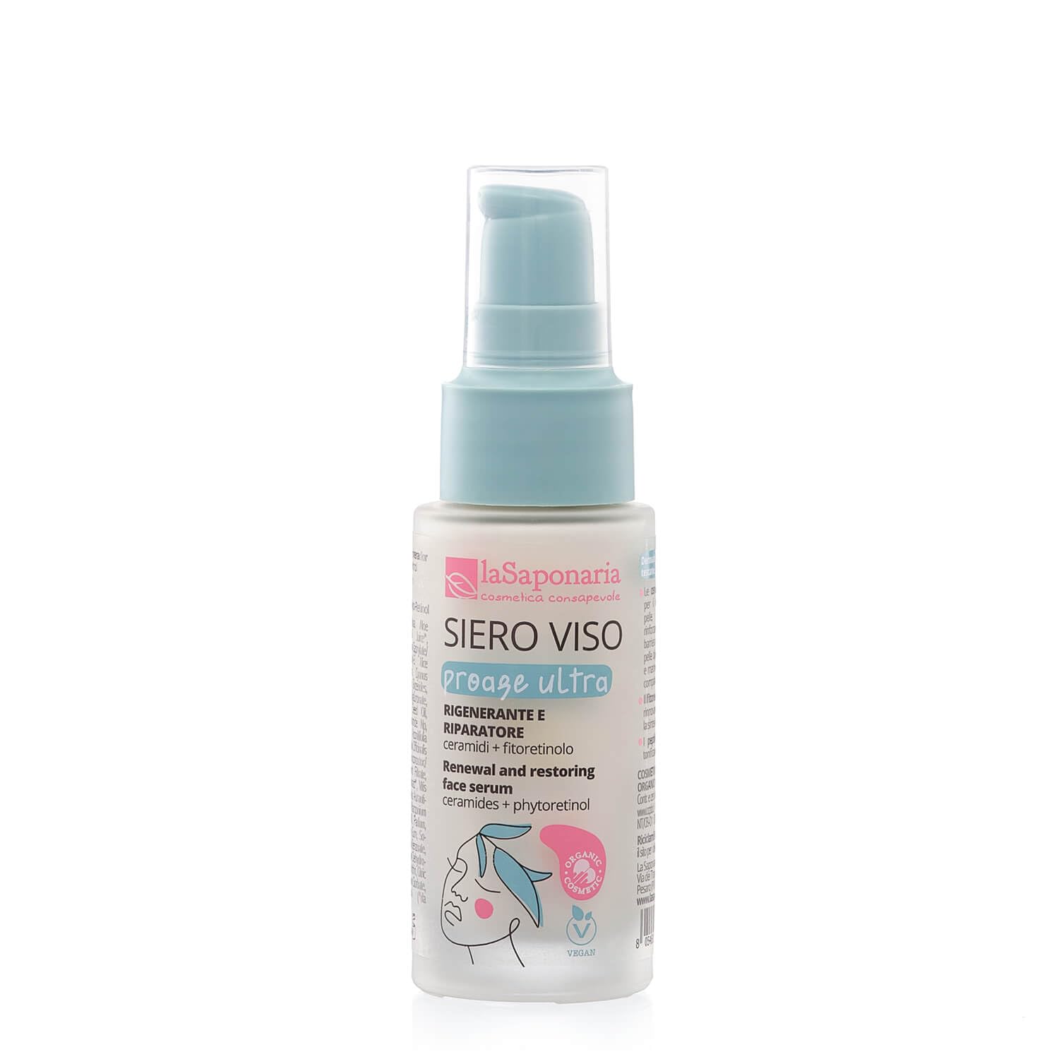 La Saponaria Proage Ultra Siero Viso rigenerante 30 ml ceramidi