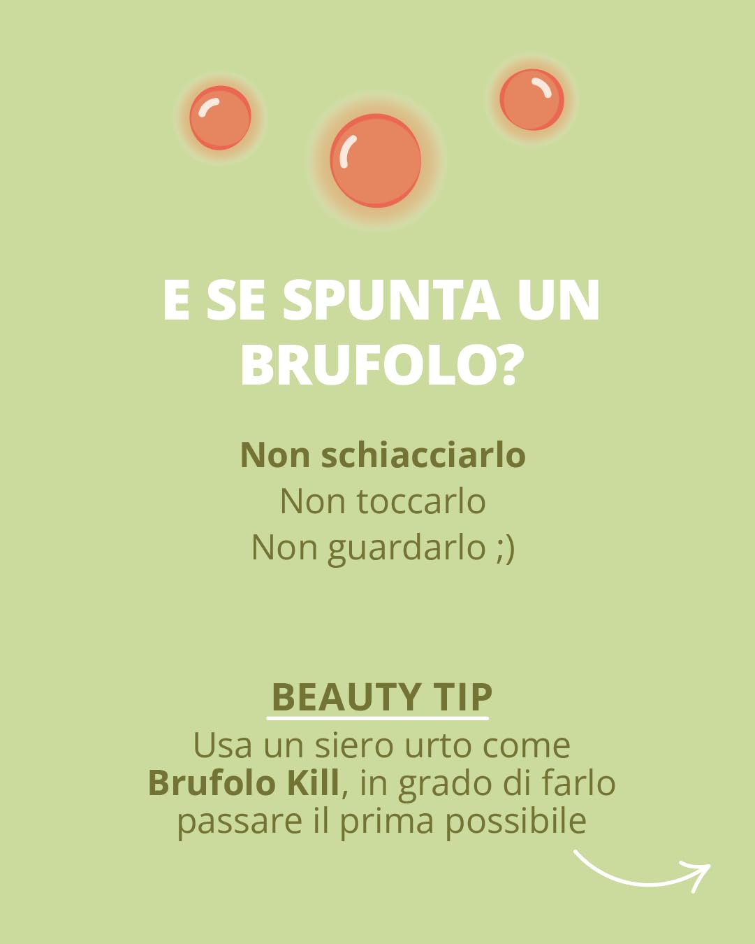 La Saponaria Brufolo Kill siero viso 15 ml acido succinico