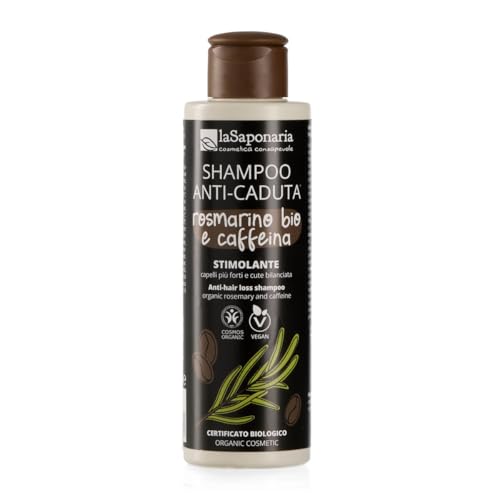LaSaponaria Rosmarino Caffeina Shampoo Anticaduta 150 ml capelli fini