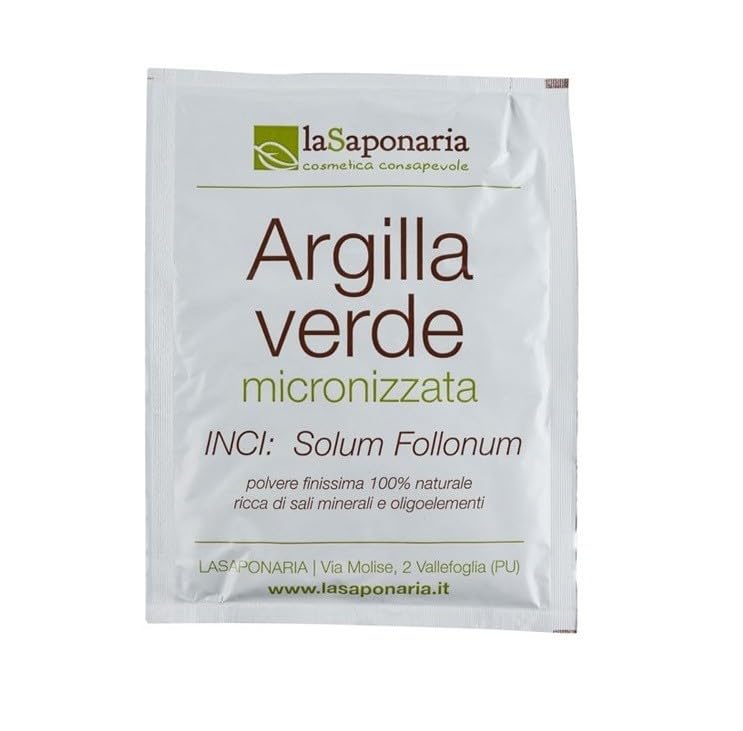 La Saponaria Argilla Verde maschera viso 100 g purificante