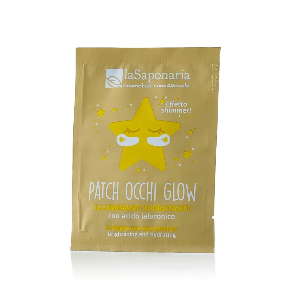 La Saponaria Patch Occhi Glow contorno occhi 3 pezzi ialuronico
