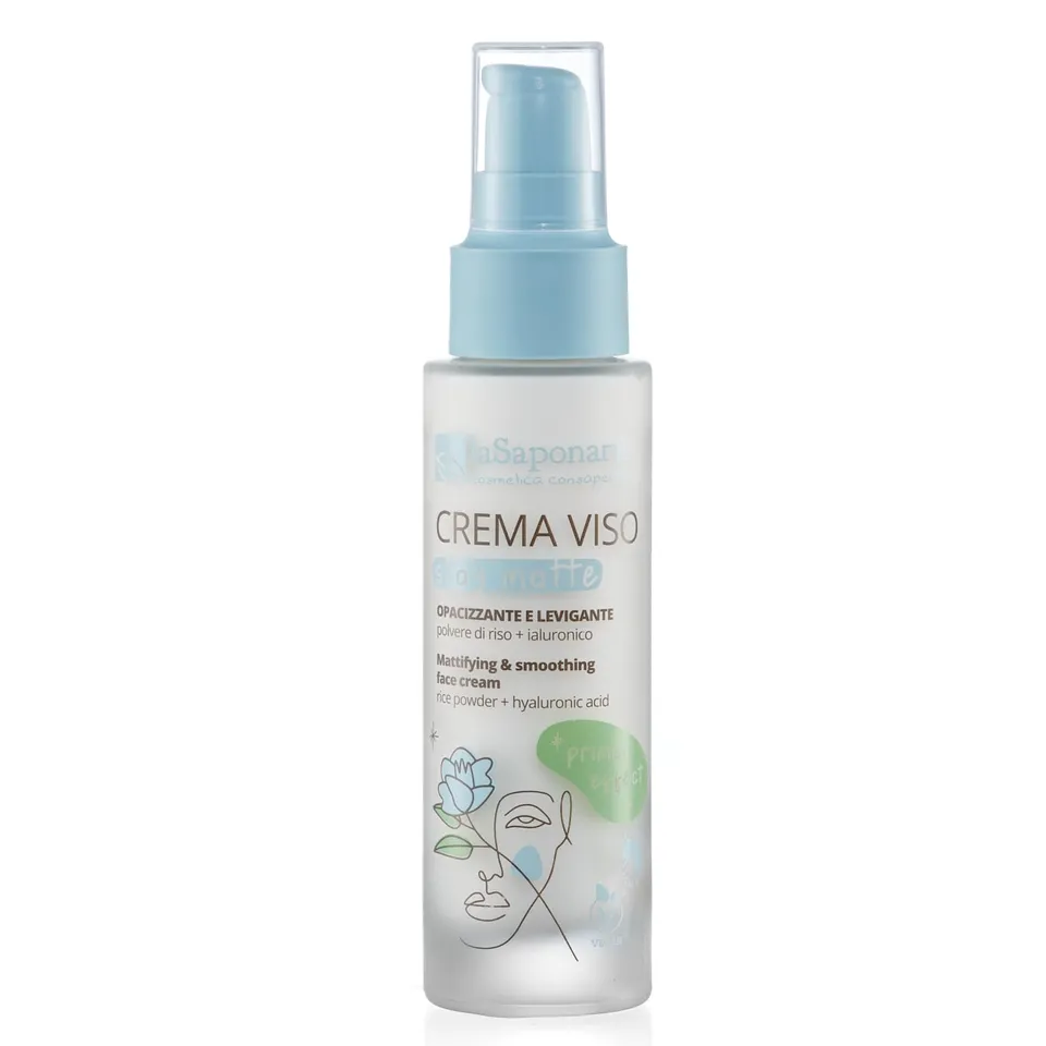 La Saponaria Stay Matte crema viso opacizzante 50 ml