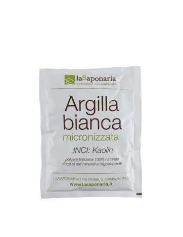 La Saponaria Argilla Bianca Maschera Viso 100 g