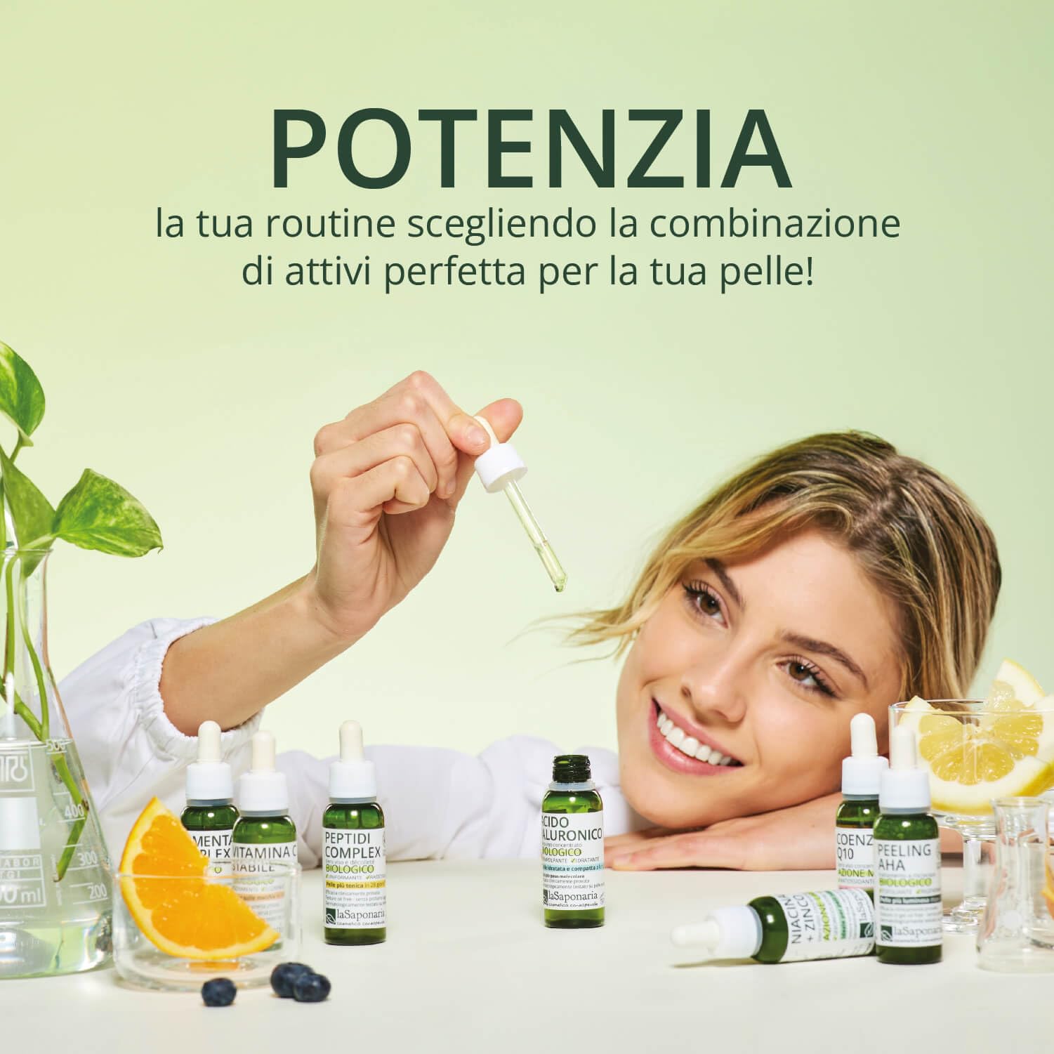 La Saponaria Siero Viso Coenzima Q10 30 ml antiossidante