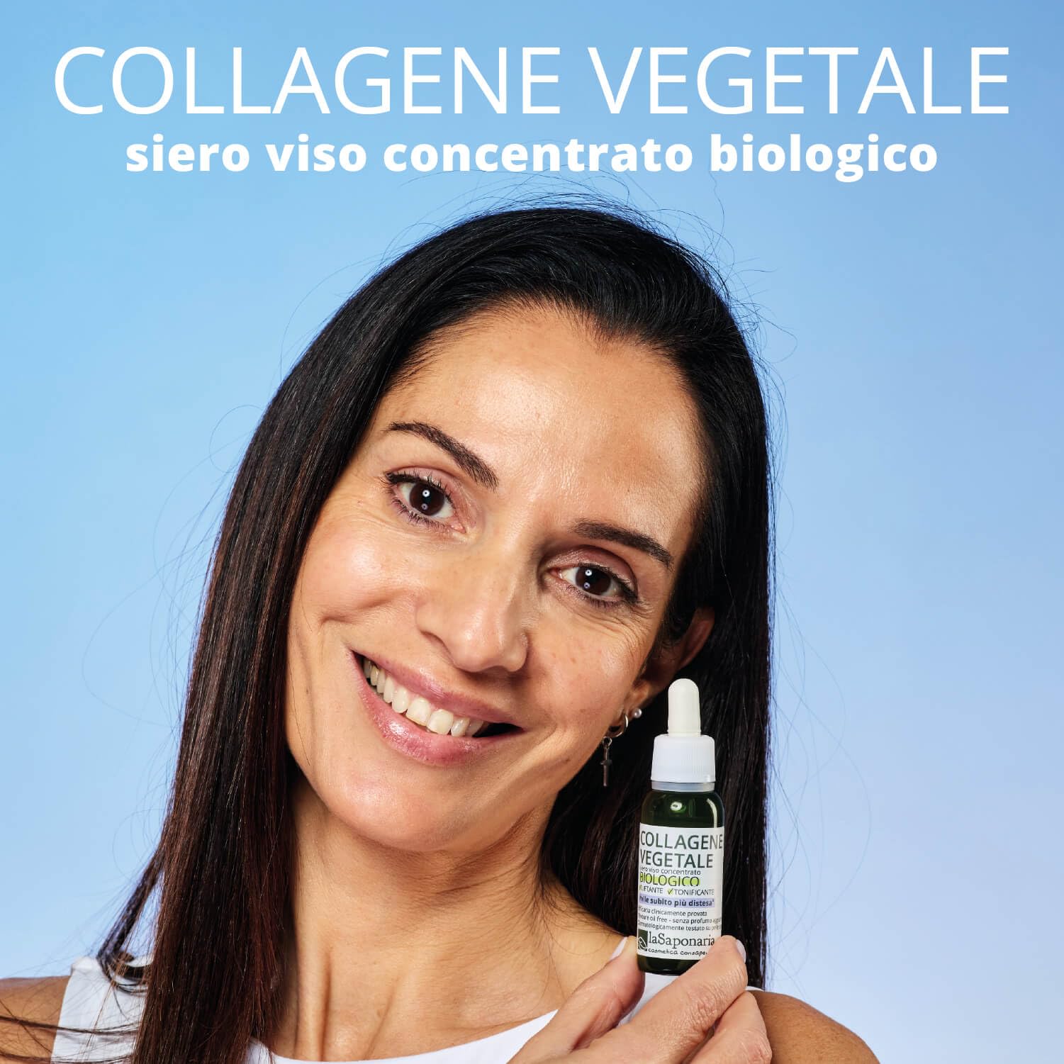 LaSaponaria Collagene Vegetale Siero Viso 30 ml oil free