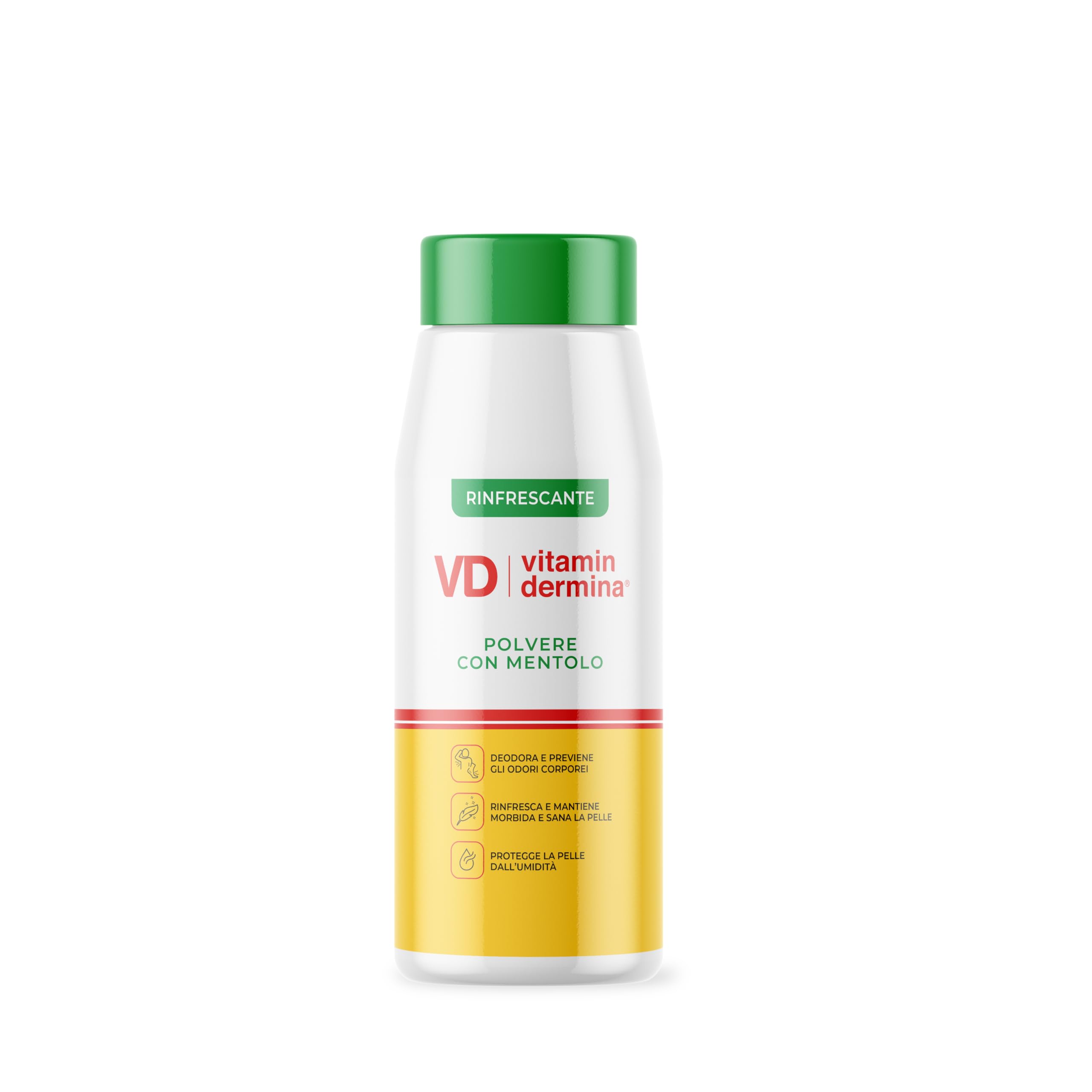 Vitamindermina Mentolo polvere corpo 100g rinfrescante
