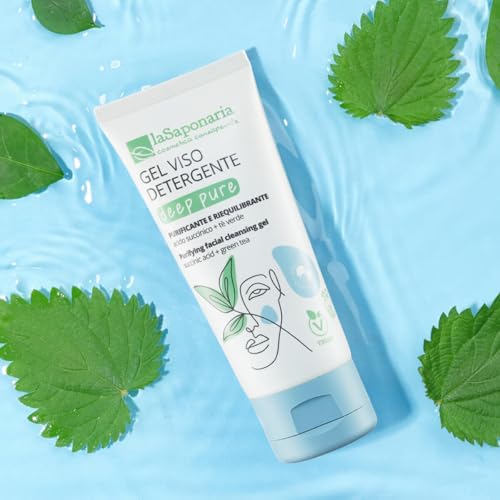 La Saponaria Deep Pure gel detergente viso 100 ml purificante