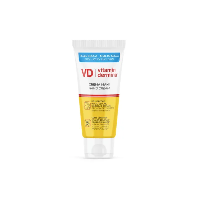 Vitamindermina Crema Mani 50 ml per Pelle Secca