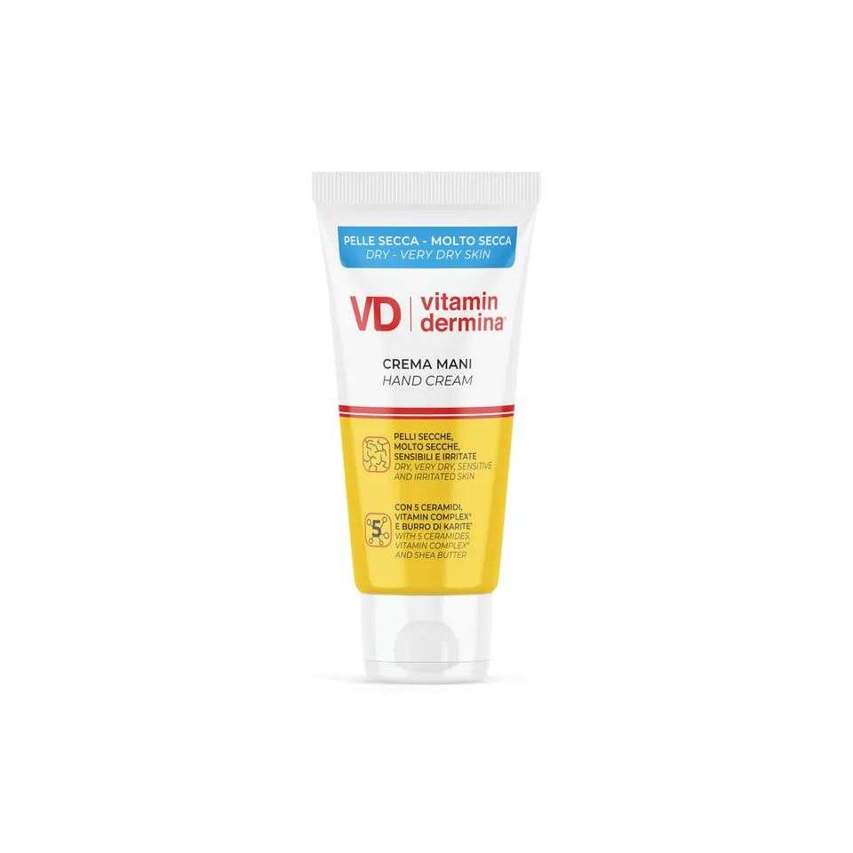 Vitamindermina Crema Mani 50 ml per Pelle Secca