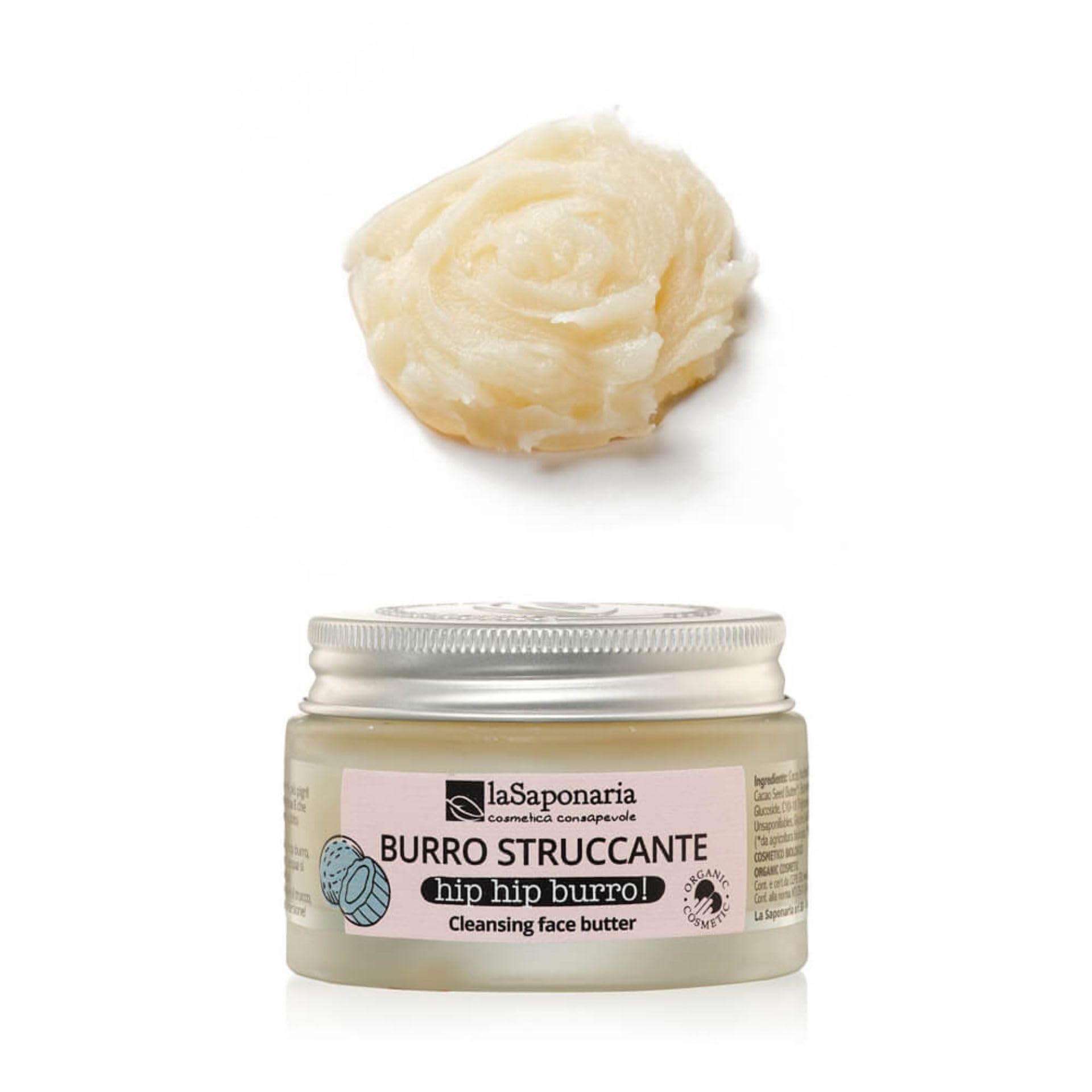 La Saponaria Hip Hip Burro Struccante Viso 45 ml karitè e cocco