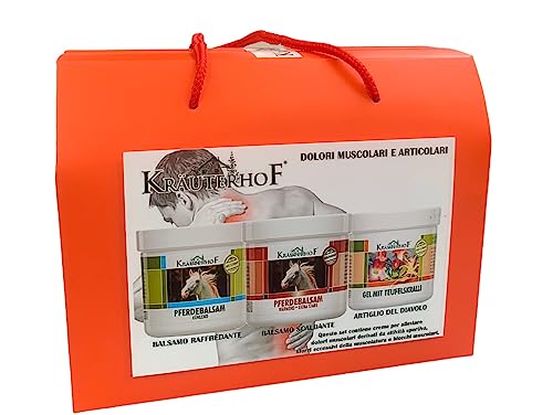 Krauterhof Set Dolori Muscolari balsami 3x250 ml