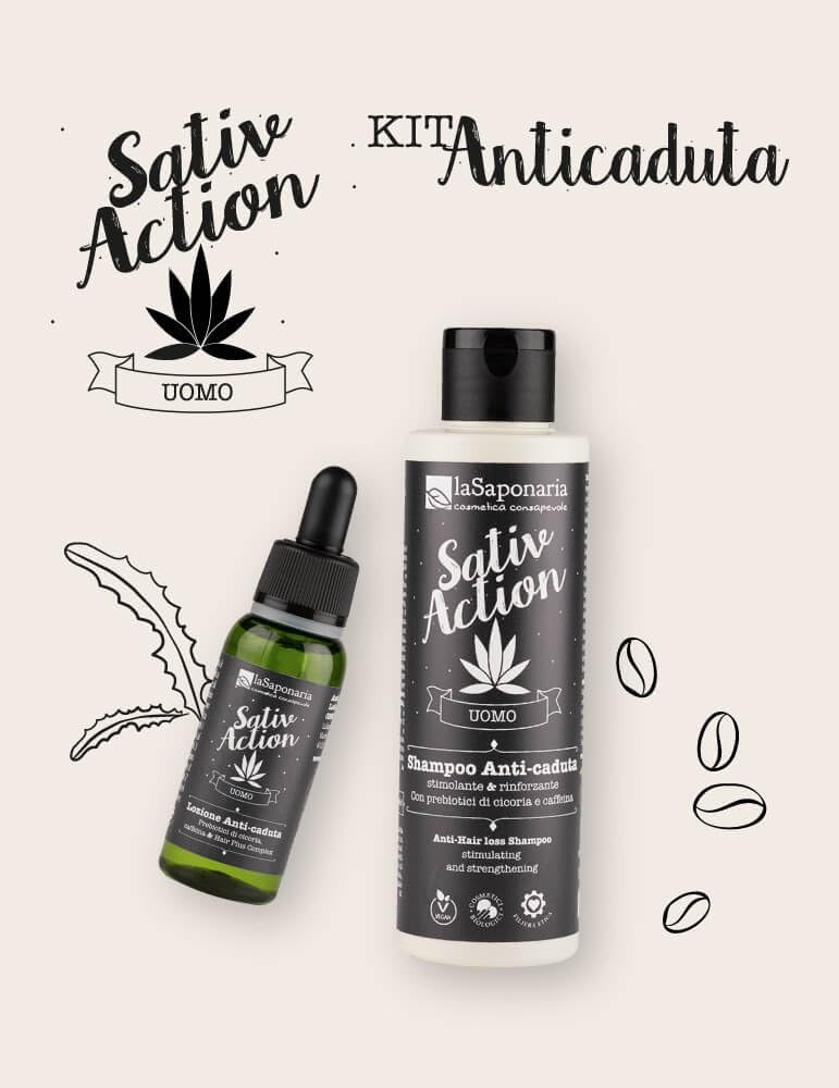 La Saponaria Shampoo Anticaduta 150 ml caffeina