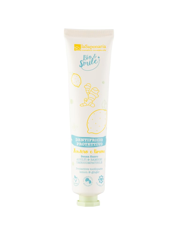 La Saponaria Dentifricio Zenzero Limone Senza Fluoro 75 ml