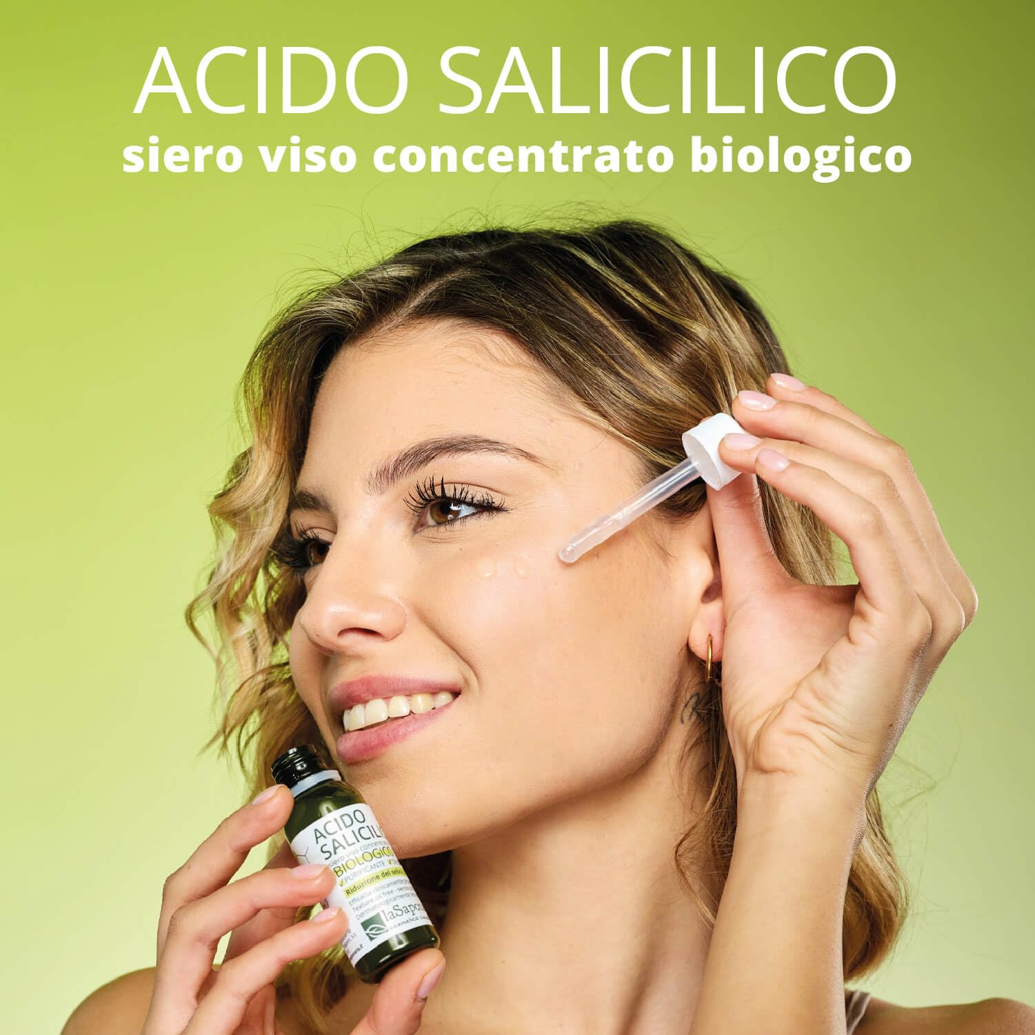 La Saponaria Acido Salicilico siero viso 30 ml purificante
