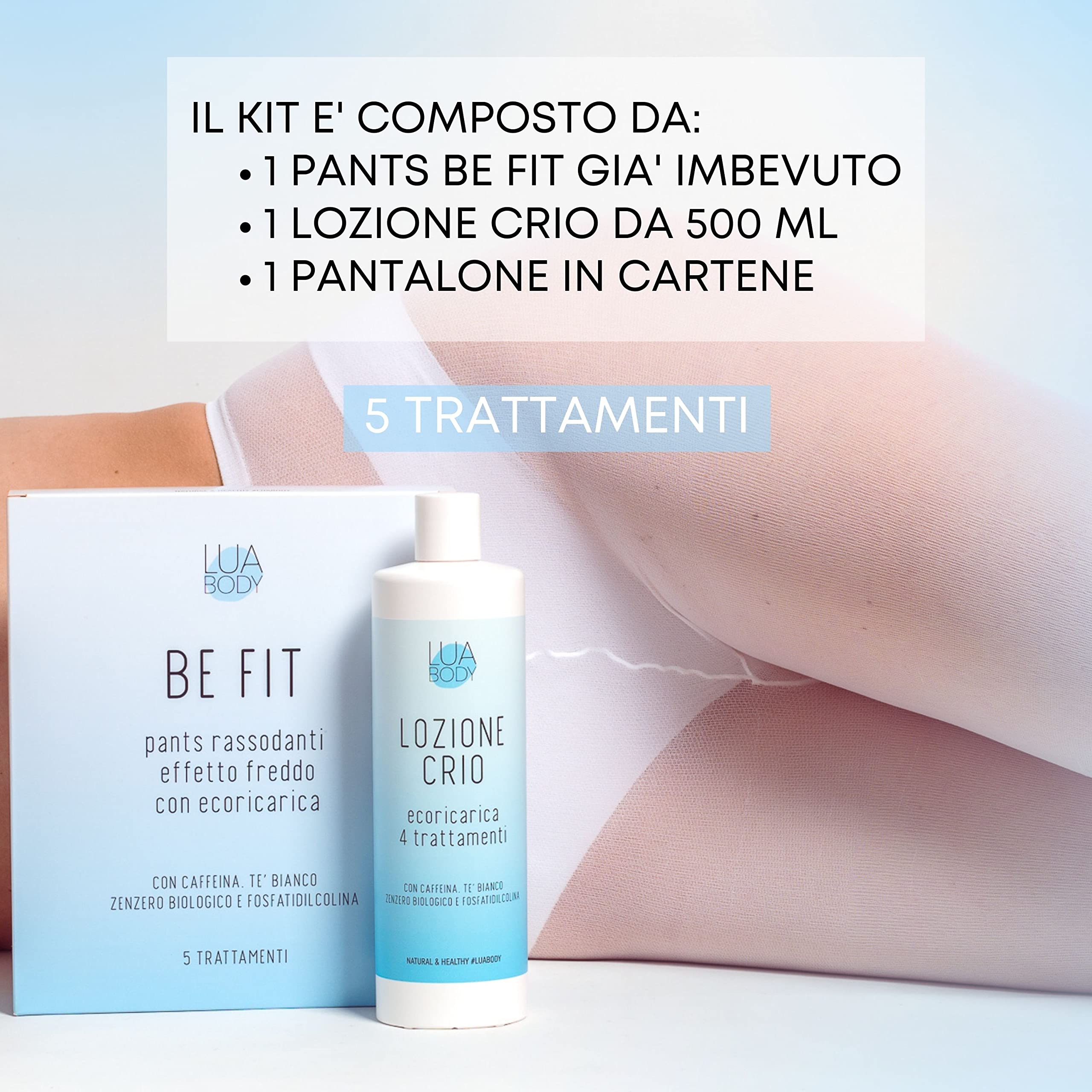 Lua Body Be Fit kit anticellulite 5 trattamenti effetto freddo