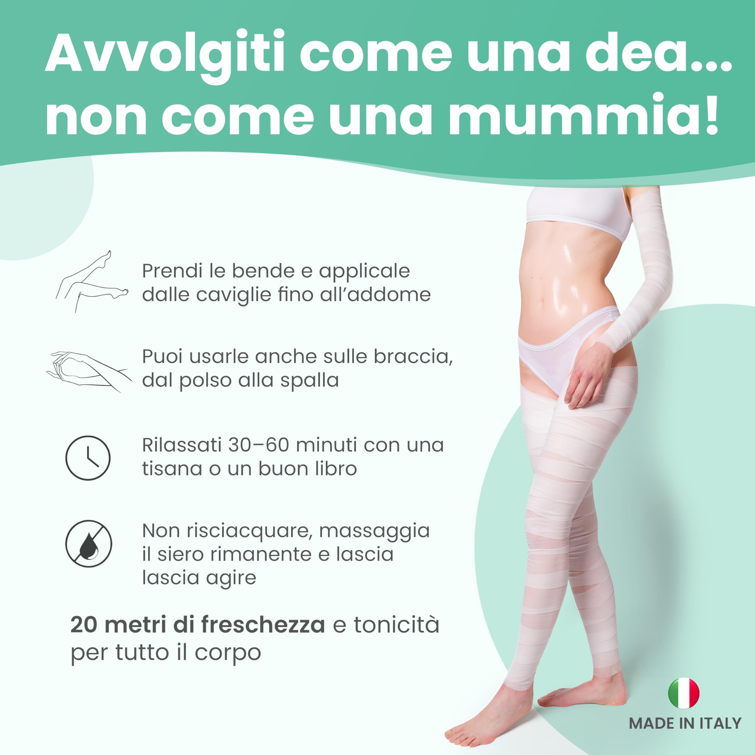 Lua Body Be Shape kit 3 bende gambe drenanti defaticanti