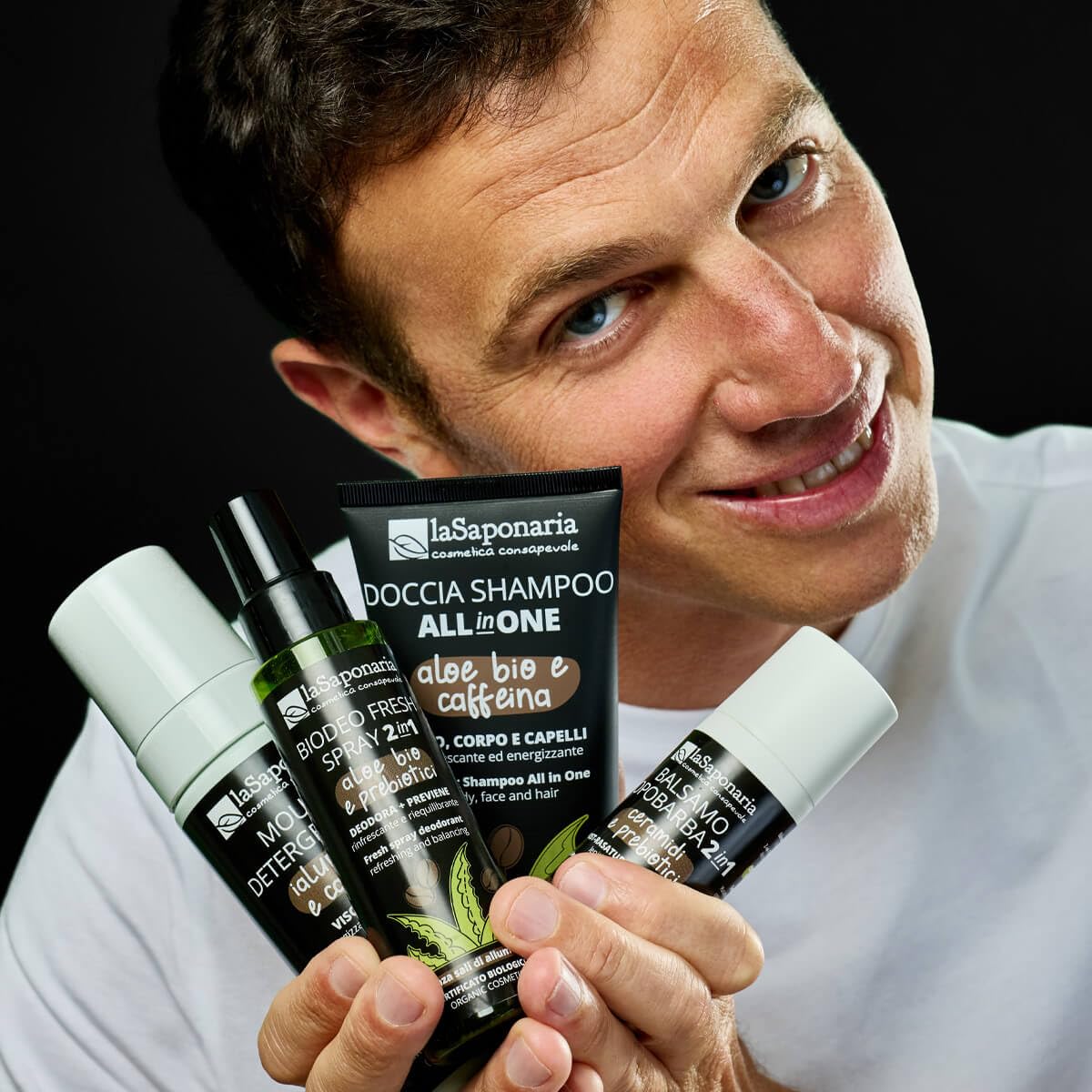 La Saponaria Uomo 2in1 balsamo dopobarba 50 ml lenitivo