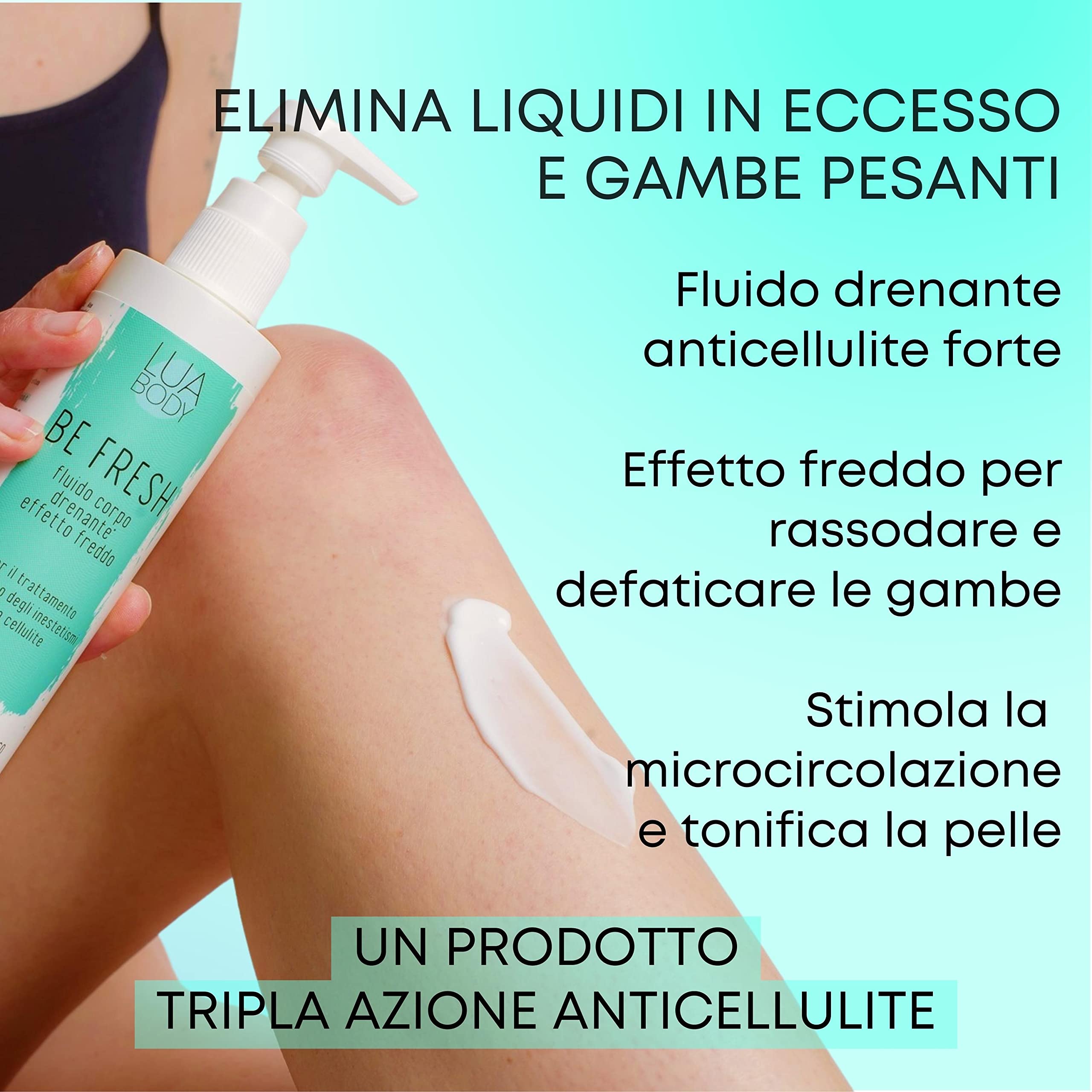Lua Body Be Fresh crio gel Azzurro effetto freddo