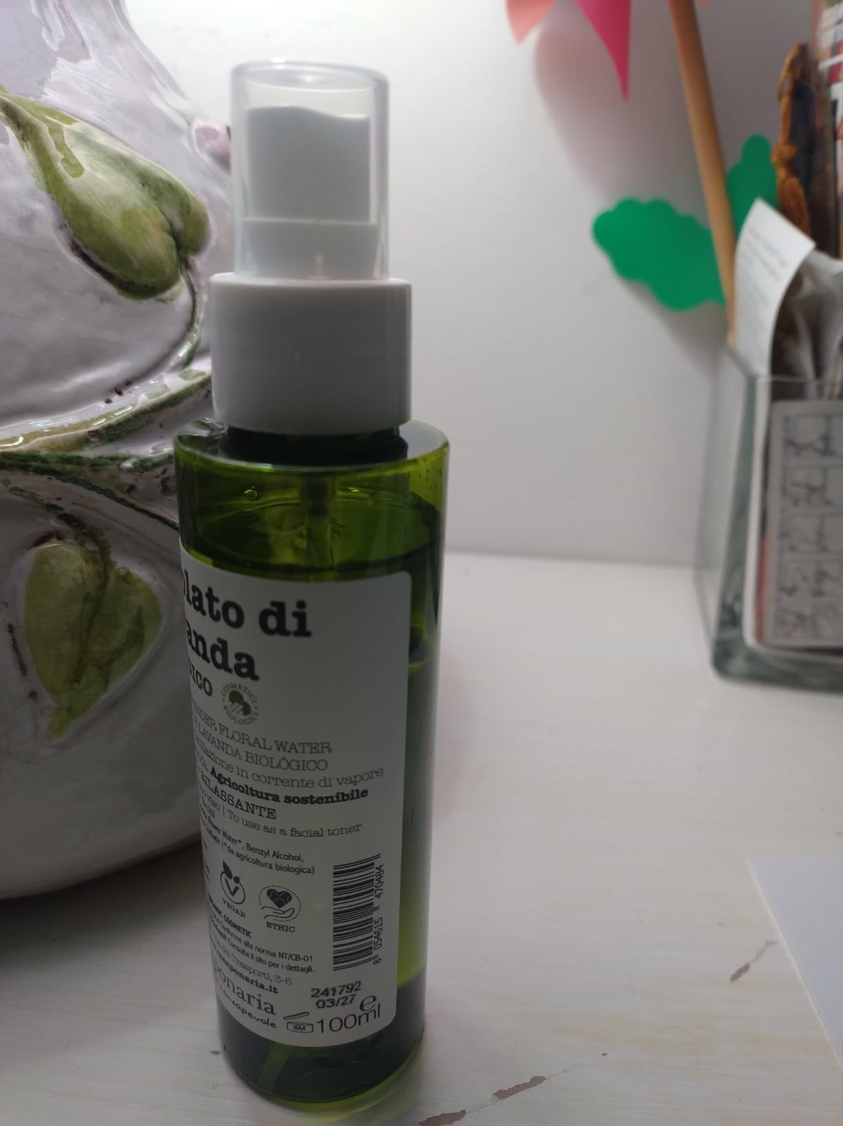 La Saponaria Idrolato Lavanda Tonico Viso 100 ml Lenitivo