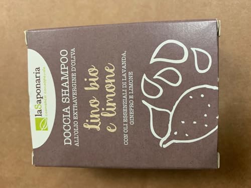 La Saponaria Shampoo Solido Semi di Lino 100 g purificante