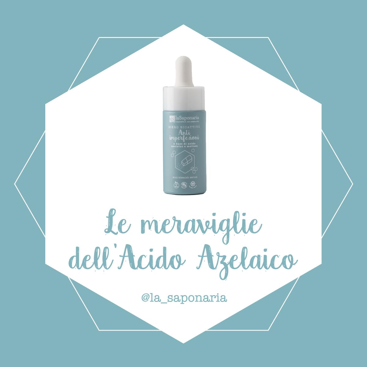La Saponaria Siero Viso Bio Attivo anti-imperfezioni 15 ml