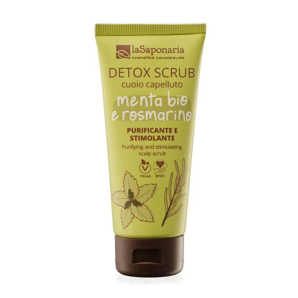 La Saponaria Scrub Cuoio Capelluto Detox menta e rosmarino